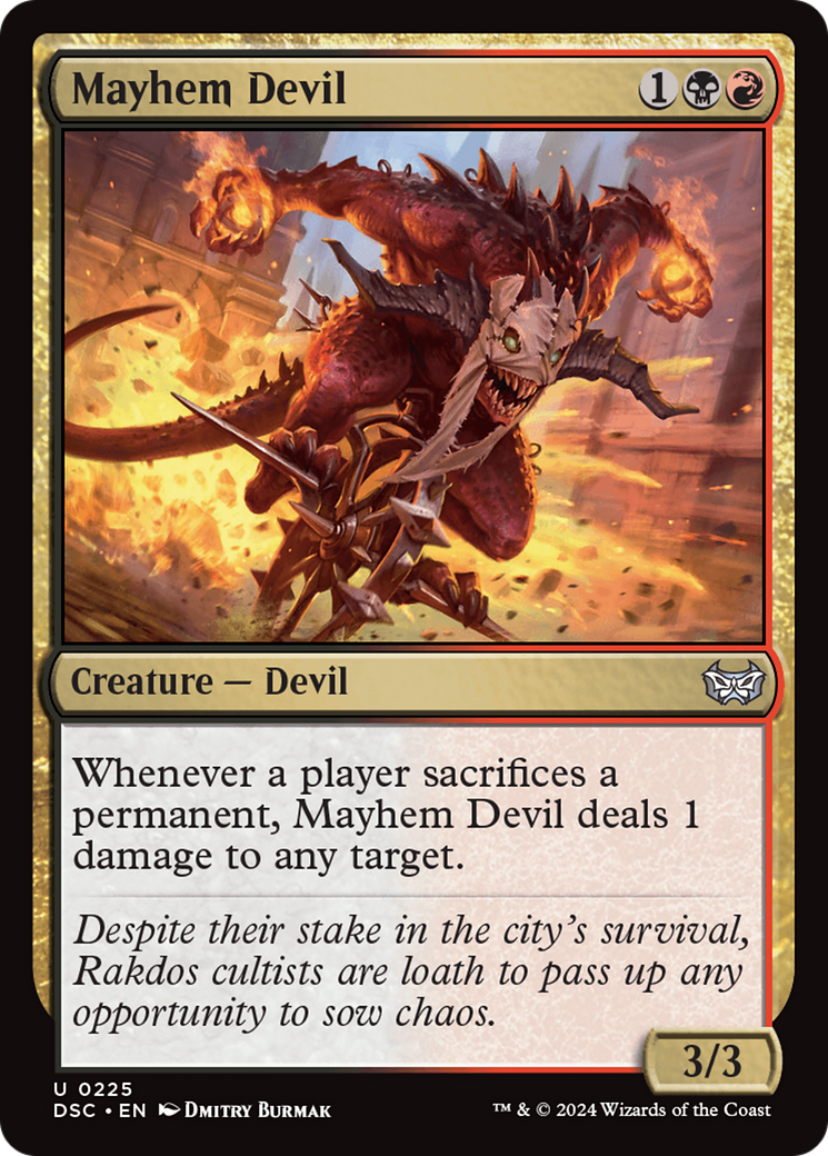 Diabo do Pandemônio / Mayhem Devil - Magic: The Gathering - MoxLand
