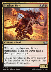 Diabo do Pandemônio / Mayhem Devil - Magic: The Gathering - MoxLand