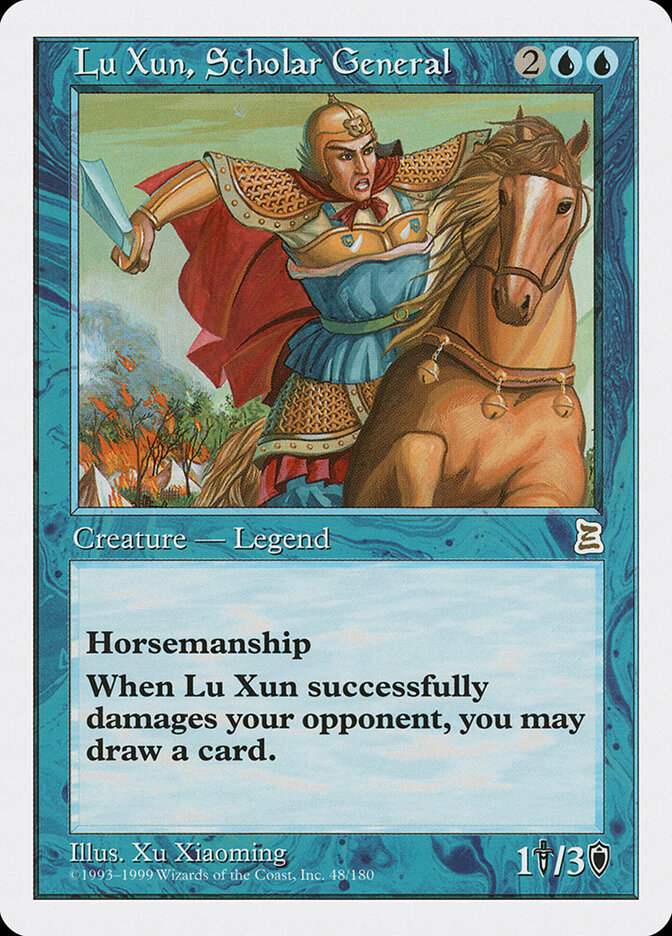 Lu Xun, Scholar General - Magic: The Gathering - MoxLand