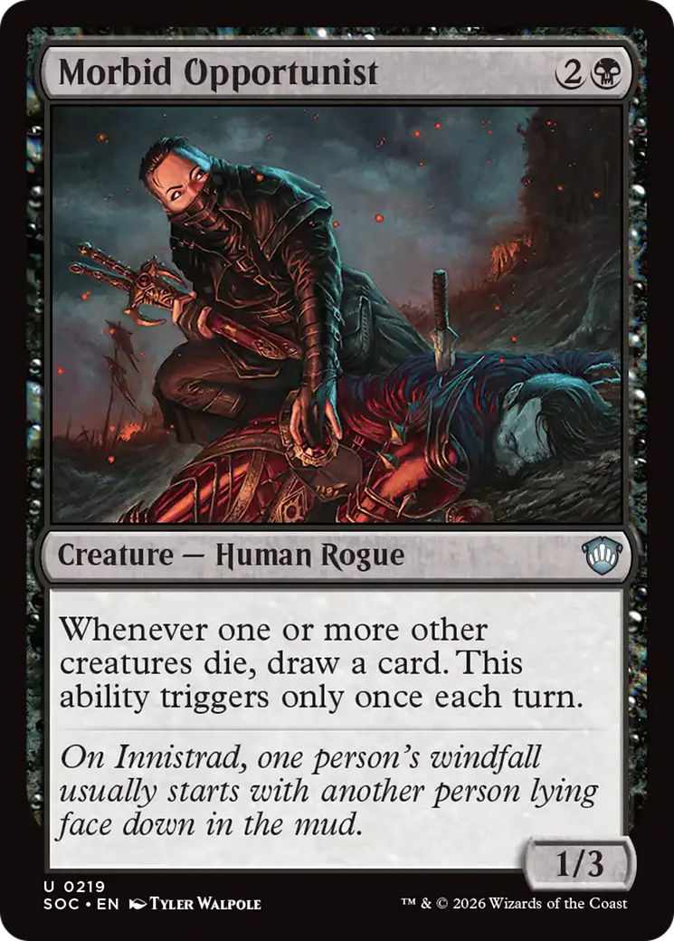 Oportunista Mórbida / Morbid Opportunist - Magic: The Gathering - MoxLand