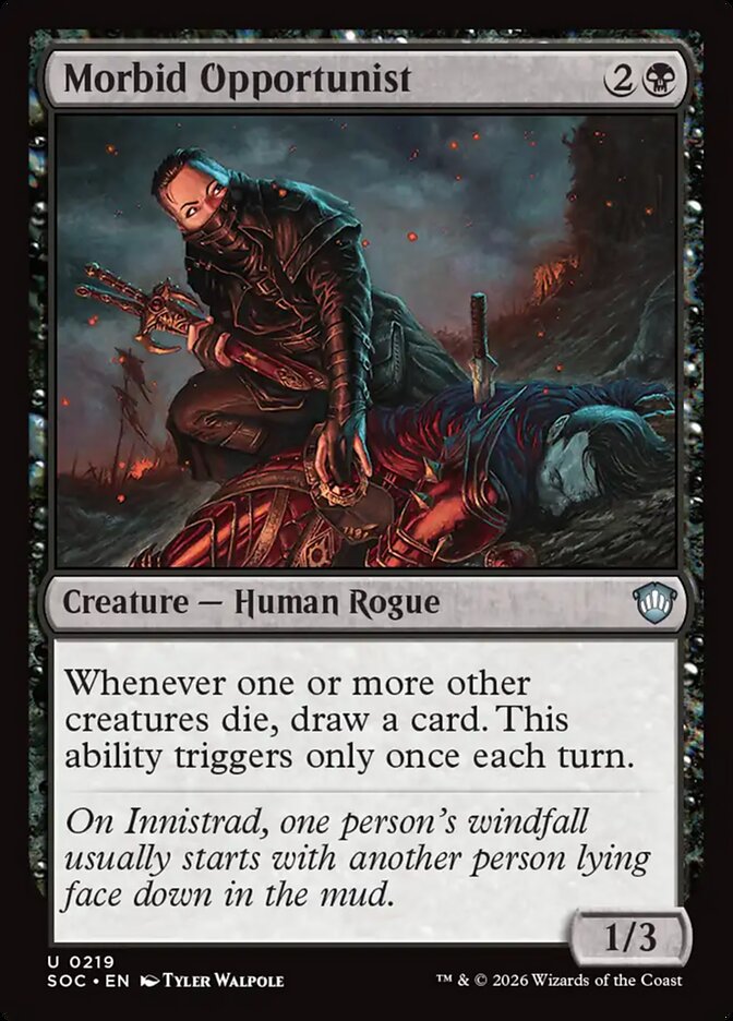 Oportunista Mórbida / Morbid Opportunist - Magic: The Gathering - MoxLand