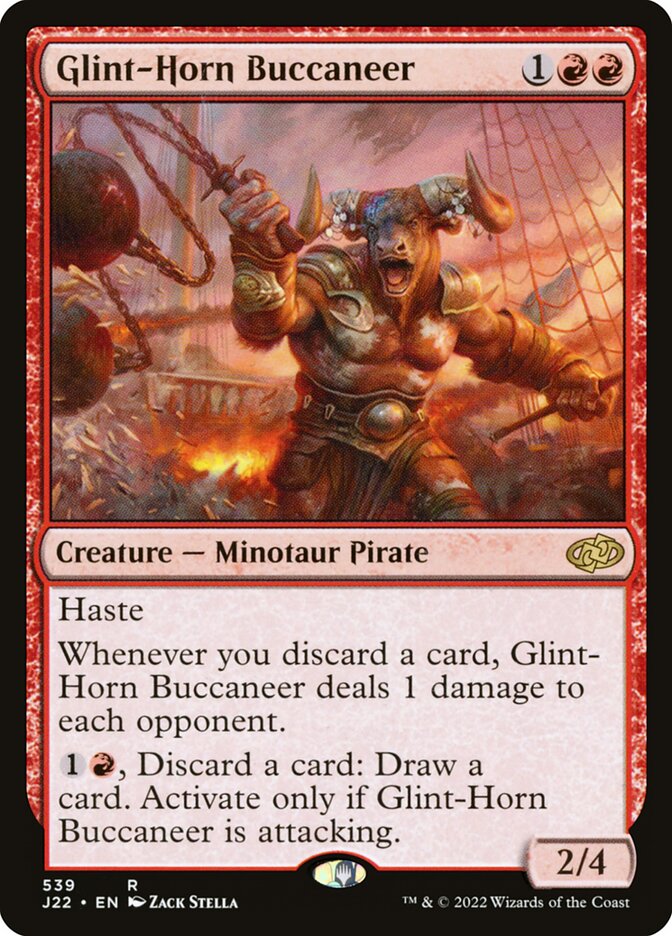 Bucaneiro do Chifre Reluzente / Glint-Horn Buccaneer - Magic: The Gathering - MoxLand