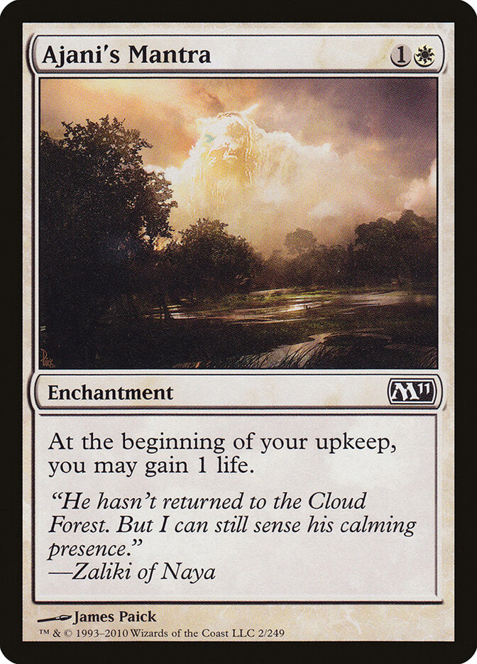 Mantra de Ajani / Ajani's Mantra - Magic: The Gathering - MoxLand