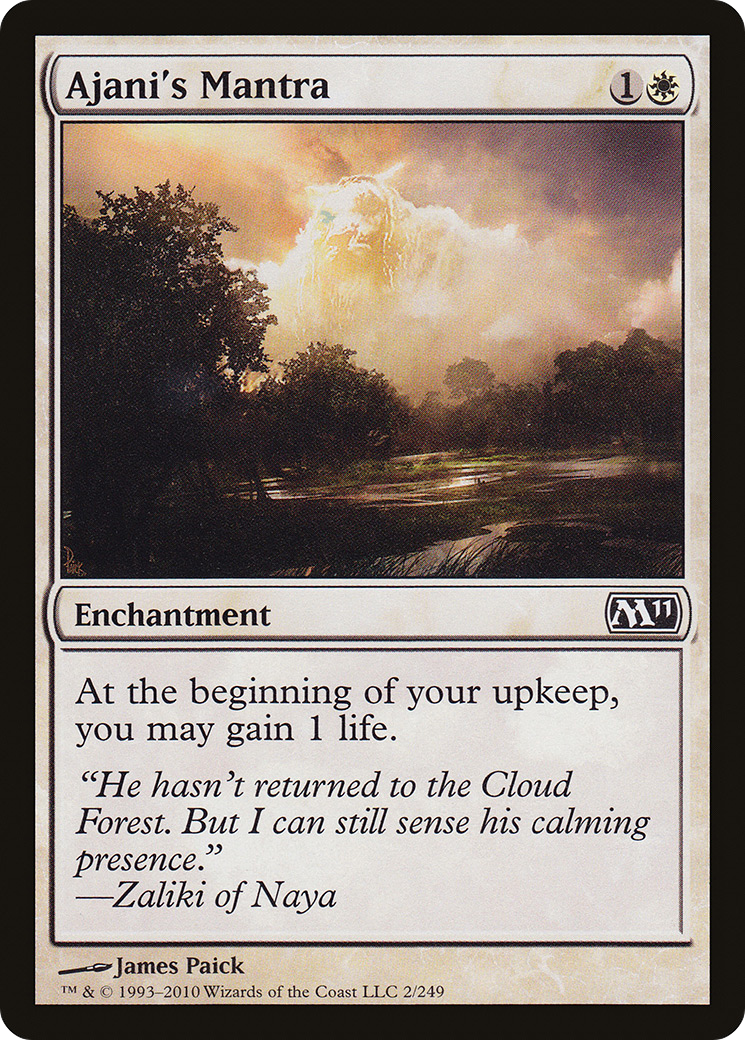 Mantra de Ajani / Ajani's Mantra - Magic: The Gathering - MoxLand