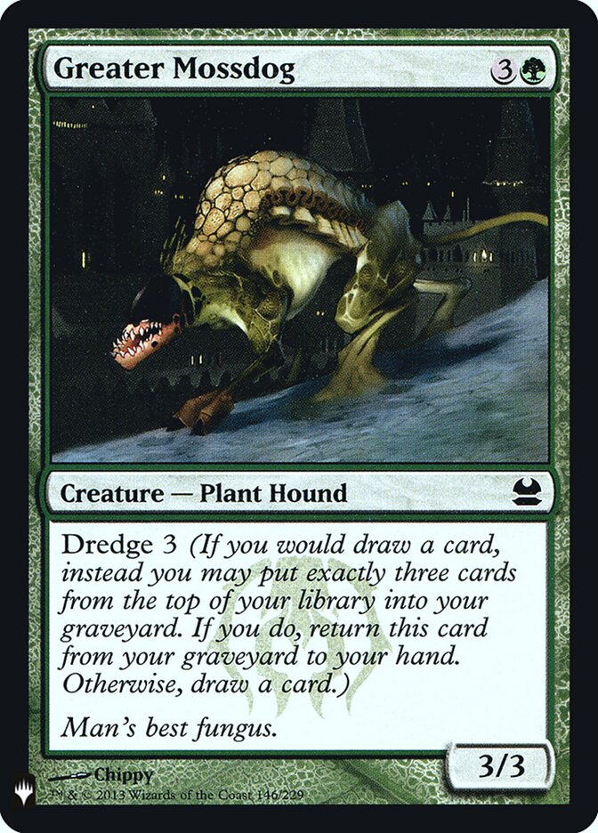 Cão de Limo-mor / Greater Mossdog - Magic: The Gathering - MoxLand