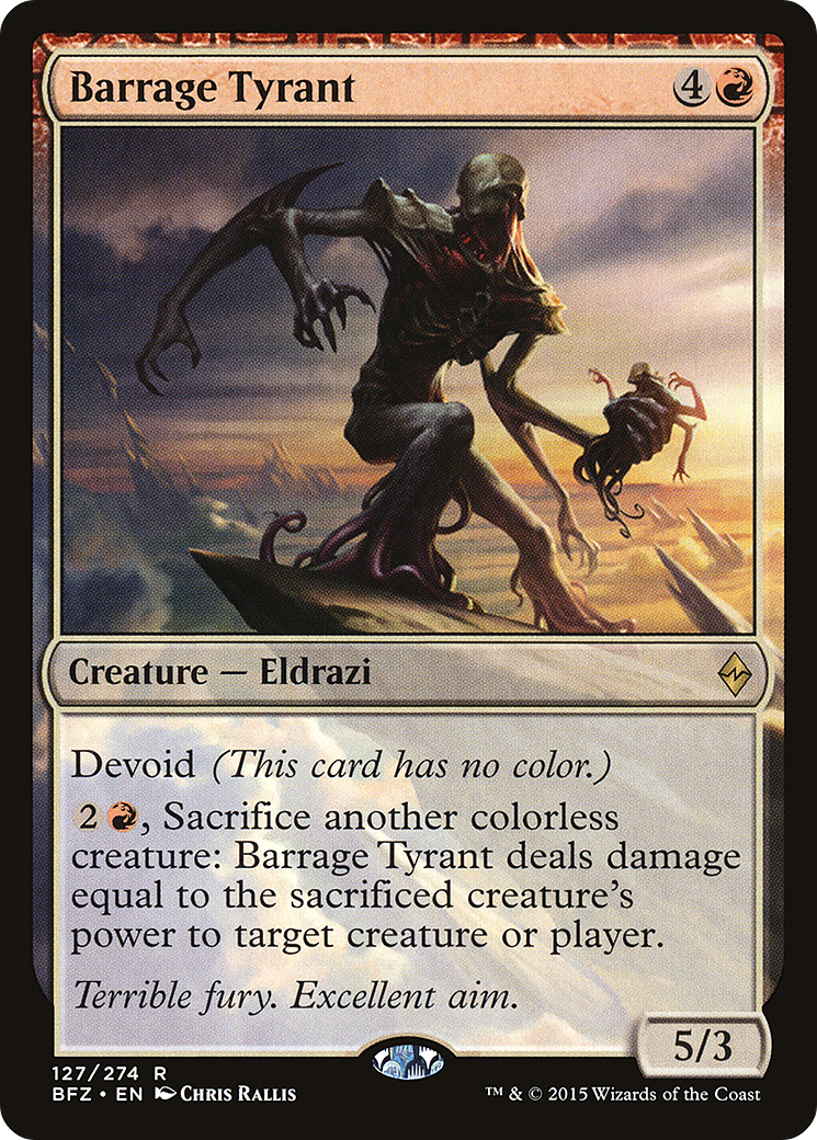 Tirano da Barragem / Barrage Tyrant - Magic: The Gathering - MoxLand