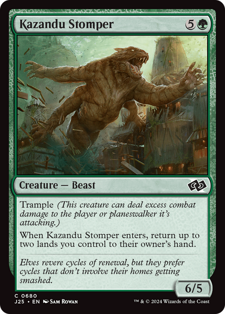 Pisoteador de Kazandu / Kazandu Stomper - Magic: The Gathering - MoxLand