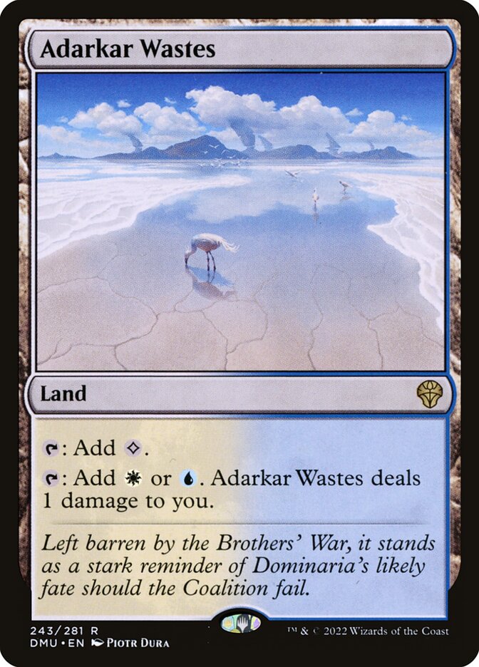 Regiões Agrestes de Adarkar / Adarkar Wastes - Magic: The Gathering - MoxLand