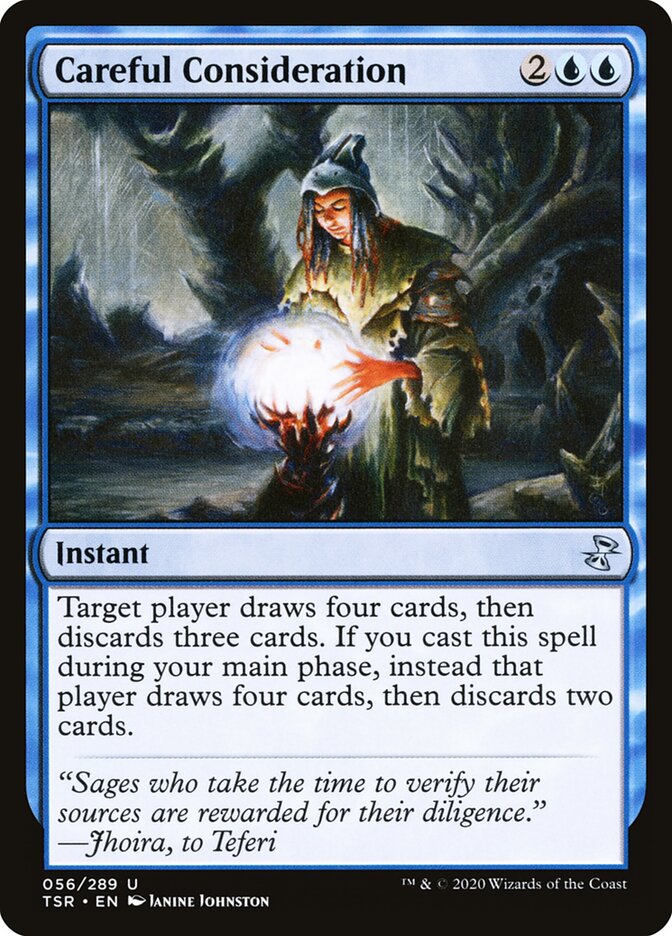Consideração Cuidadosa / Careful Consideration - Magic: The Gathering - MoxLand