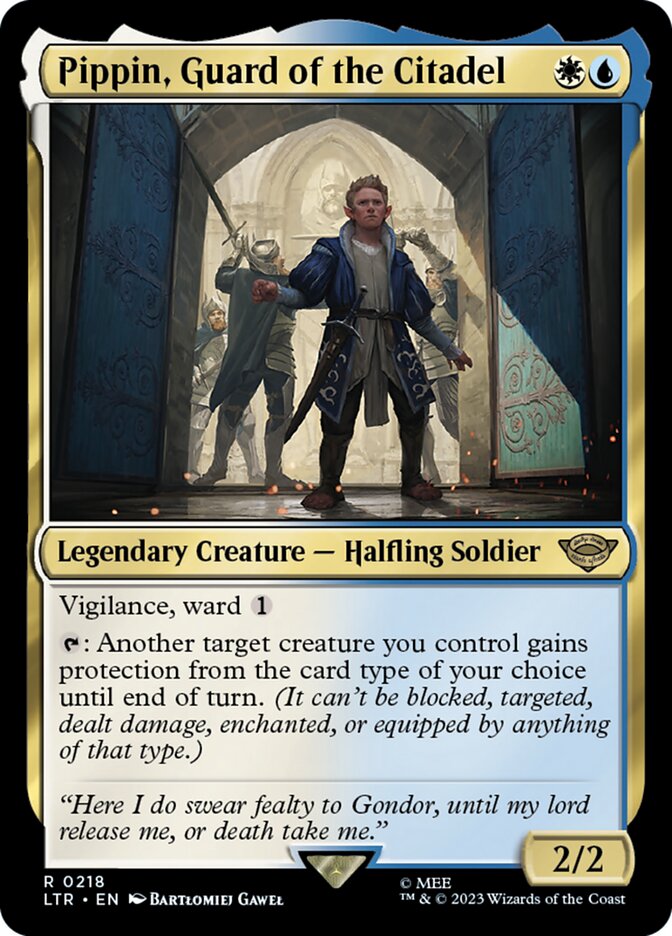 Pippin, Guarda da Cidadela / Pippin, Guard of the Citadel - Magic: The Gathering - MoxLand