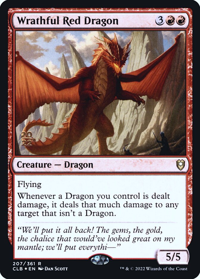 Dragão Vermelho Irado / Wrathful Red Dragon - Magic: The Gathering - MoxLand