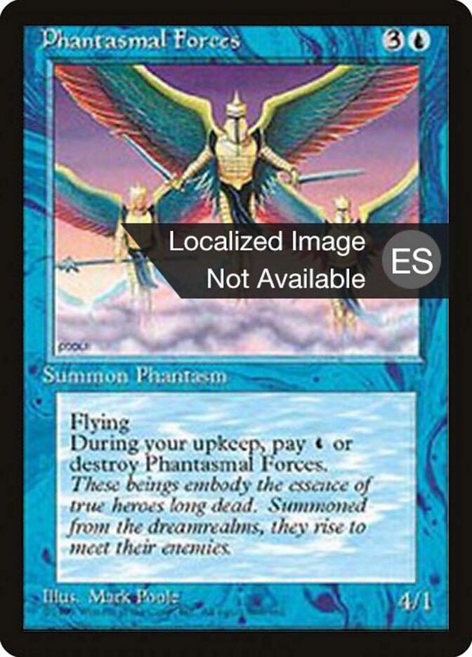 Forças Fantasmais / Phantasmal Forces - Magic: The Gathering - MoxLand