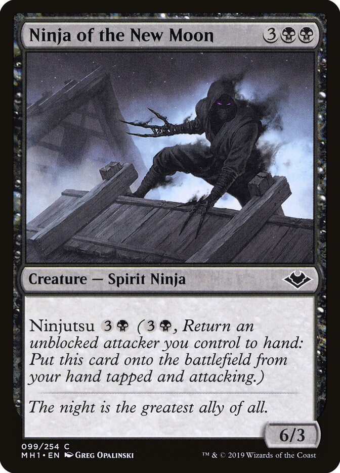 Ninja da Lua Nova / Ninja of the New Moon - Magic: The Gathering - MoxLand