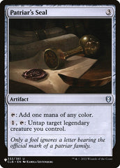 Selo de Patriar / Patriar's Seal - Magic: The Gathering - MoxLand