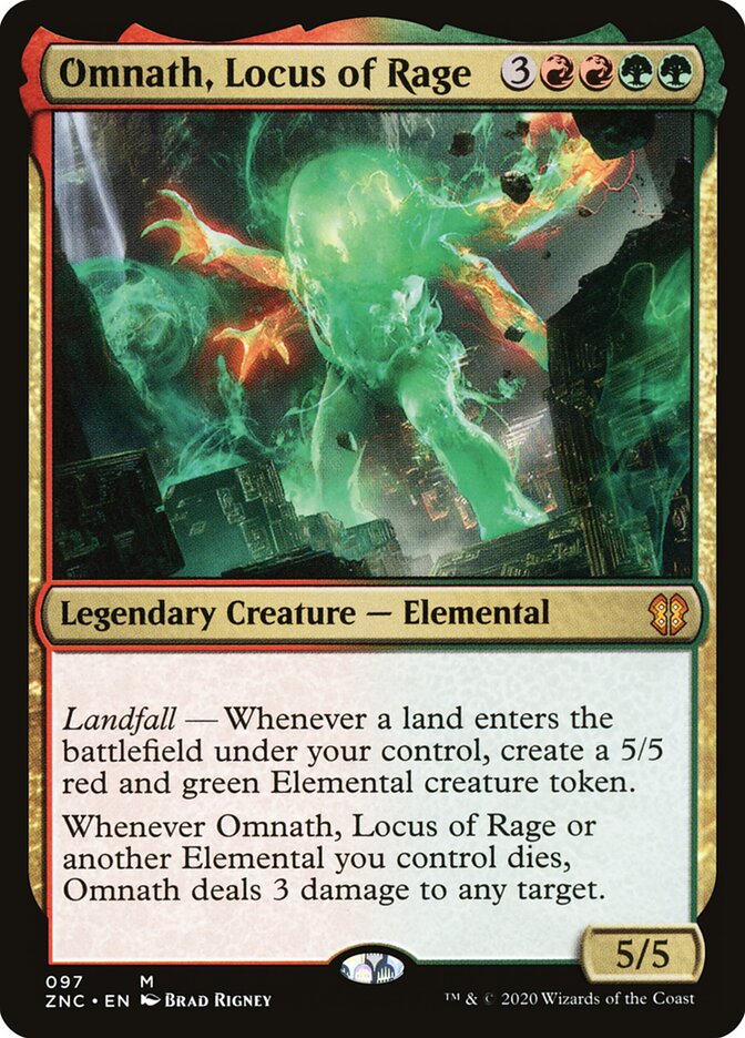 Omnath, Locus de Fúria / Omnath, Locus of Rage - Magic: The Gathering - MoxLand