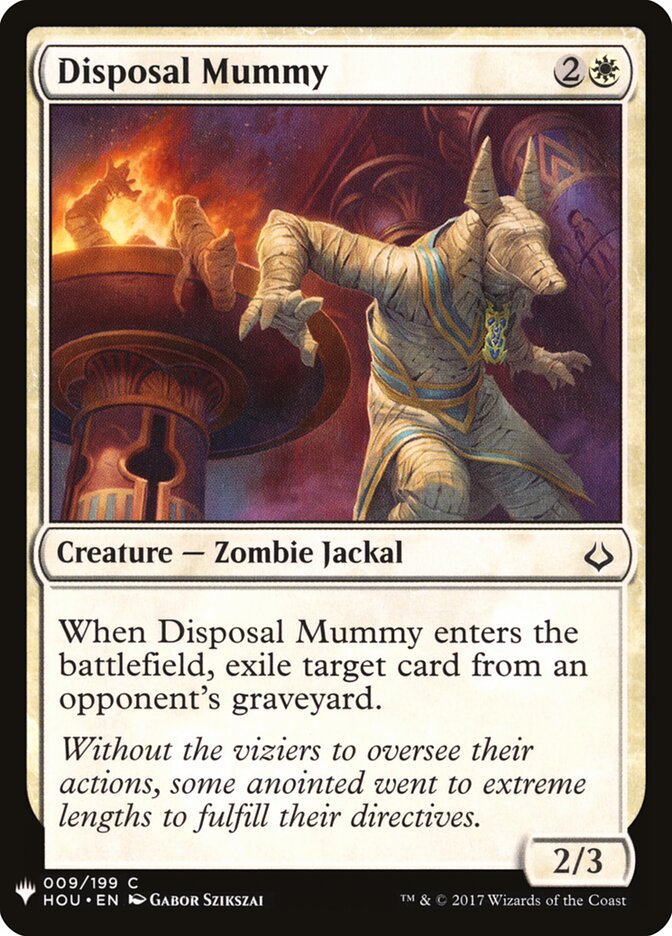 Múmia Descartável / Disposal Mummy - Magic: The Gathering - MoxLand