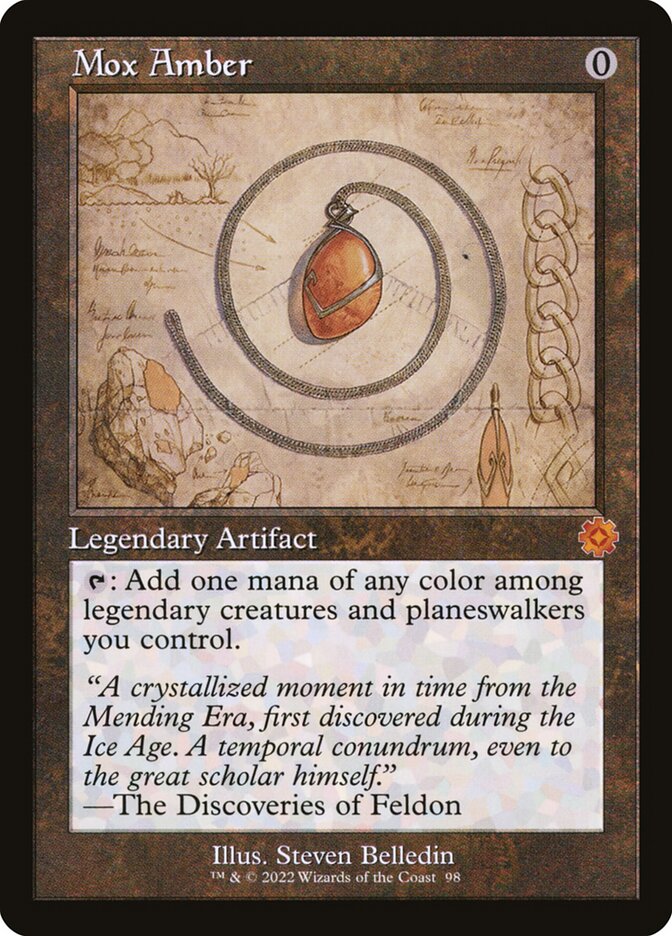 Mox de Âmbar / Mox Amber - Magic: The Gathering - MoxLand