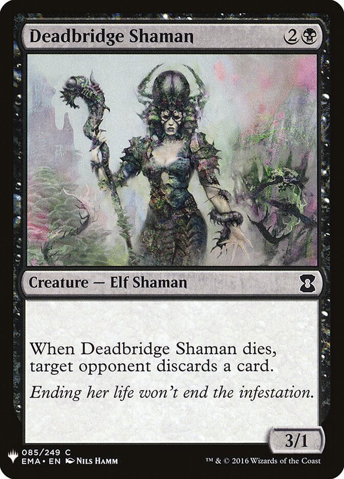 Xamã da Ponte Mortífera / Deadbridge Shaman - Magic: The Gathering - MoxLand