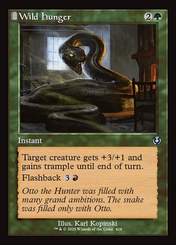 Fome Selvagem / Wild Hunger - Magic: The Gathering - MoxLand