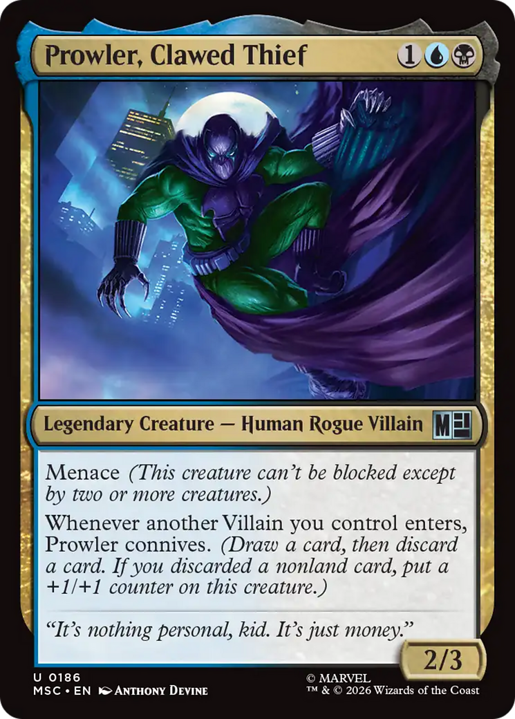 Prowler, Clawed Thief / Prowler, Clawed Thief - Magic: The Gathering - MoxLand