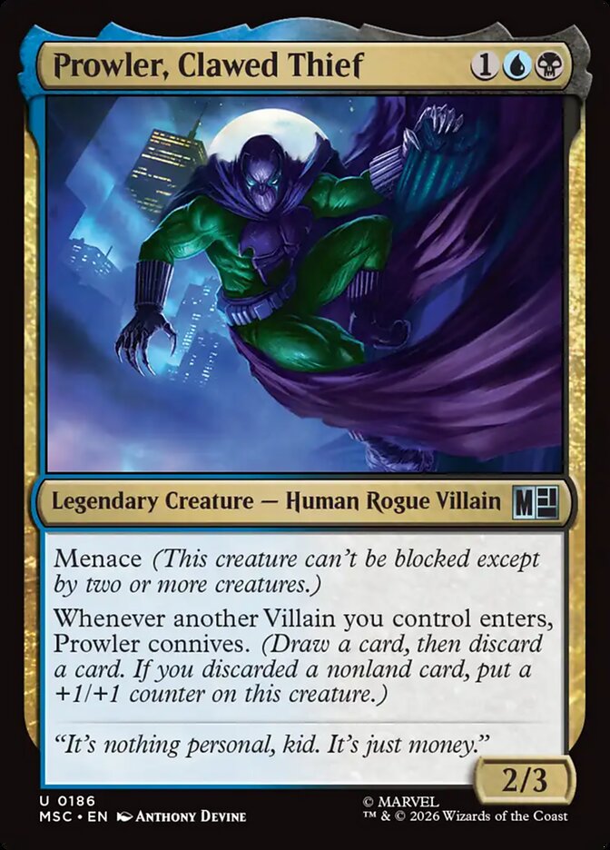 Prowler, Clawed Thief / Prowler, Clawed Thief - Magic: The Gathering - MoxLand