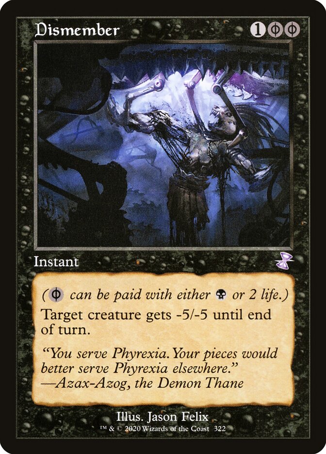 Desmembrar / Dismember - Magic: The Gathering - MoxLand