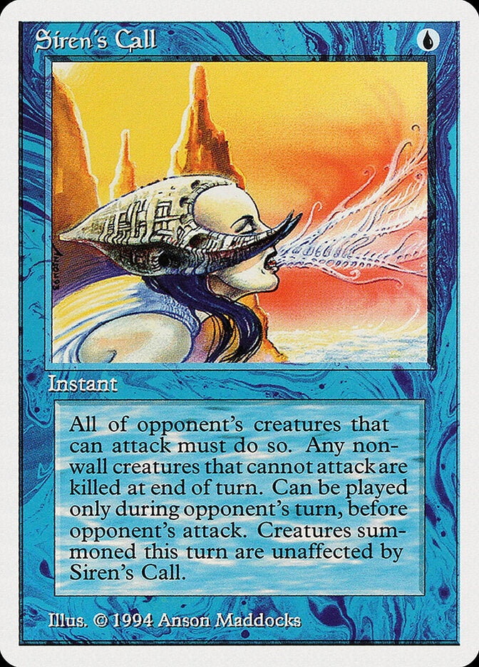 Canto da Sereia / Siren's Call - Magic: The Gathering - MoxLand