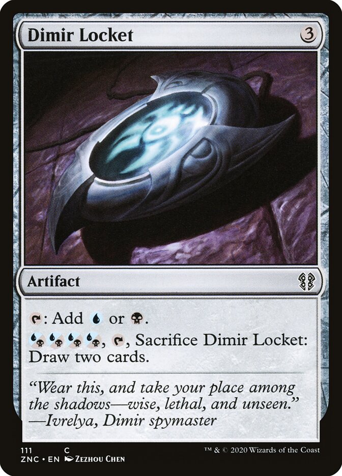 Medalhão Dimir / Dimir Locket - Magic: The Gathering - MoxLand