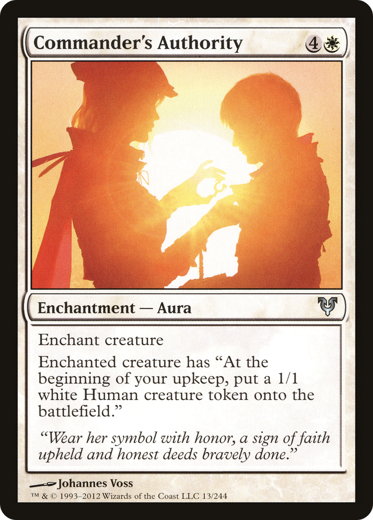 Autoridade de Comandante / Commander's Authority - Magic: The Gathering - MoxLand