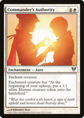 Autoridade de Comandante / Commander's Authority - Magic: The Gathering - MoxLand