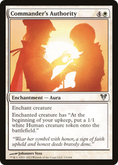 Autoridade de Comandante / Commander's Authority - Magic: The Gathering - MoxLand