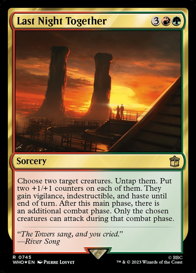 Last Night Together - Magic: The Gathering - MoxLand