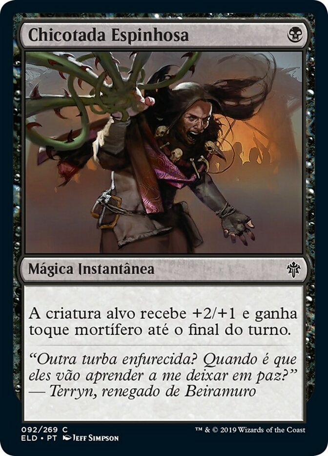 Chicotada Espinhosa / Lash of Thorns - Magic: The Gathering - MoxLand