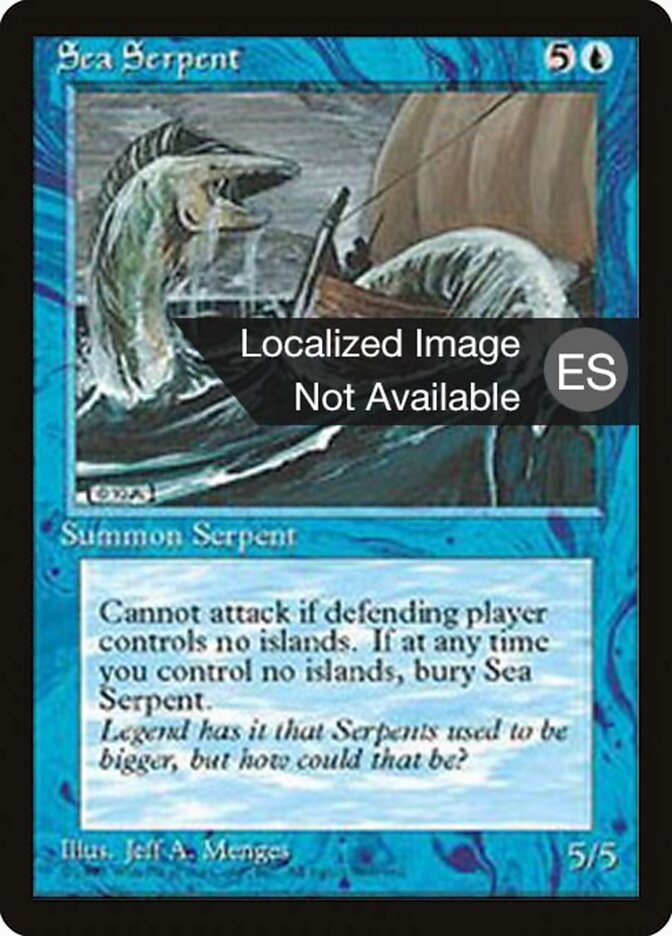 Serpente Marinha / Sea Serpent - Magic: The Gathering - MoxLand