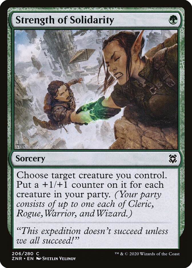 Força da Solidariedade / Strength of Solidarity - Magic: The Gathering - MoxLand