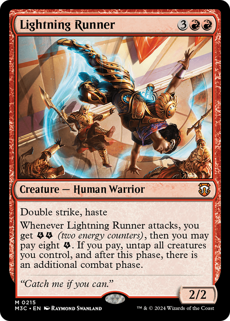 Corredora Relâmpago / Lightning Runner - Magic: The Gathering - MoxLand