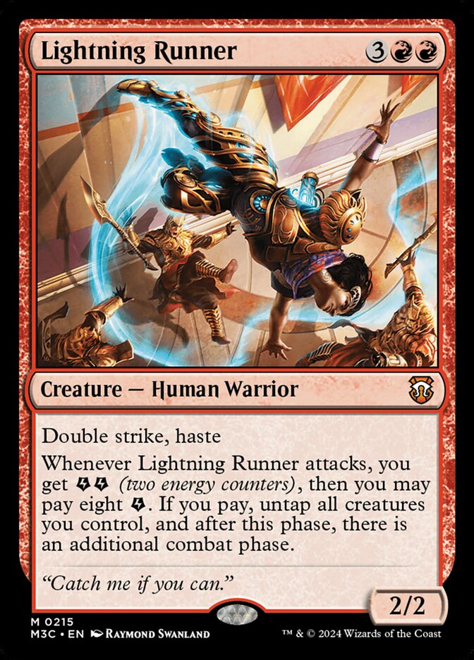 Corredora Relâmpago / Lightning Runner - Magic: The Gathering - MoxLand