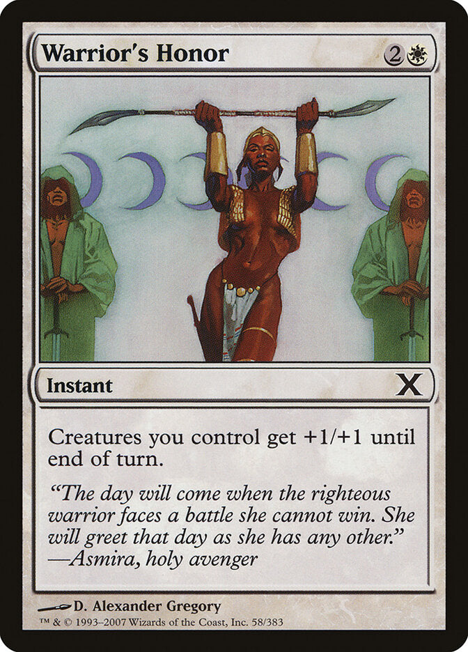 Honra de Guerreiro / Warrior's Honor - Magic: The Gathering - MoxLand