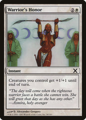 Honra de Guerreiro / Warrior's Honor - Magic: The Gathering - MoxLand