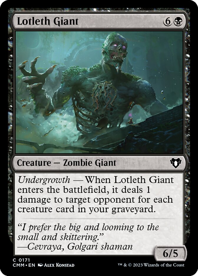 Gigante Lotleth / Lotleth Giant - Magic: The Gathering - MoxLand