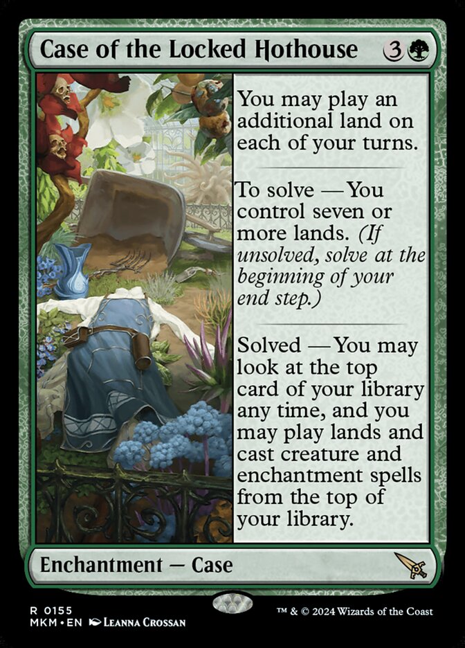 Caso da Estufa Trancada / Case of the Locked Hothouse - Magic: The Gathering - MoxLand