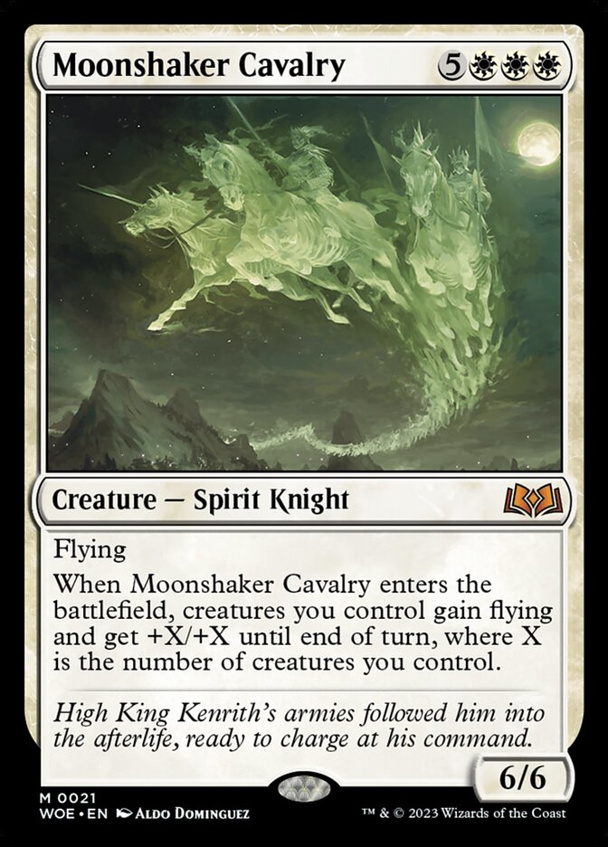 Cavalaria Sacode-lua / Moonshaker Cavalry - Magic: The Gathering - MoxLand