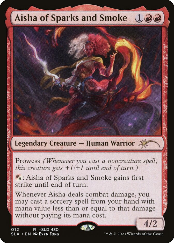 Aisha of Sparks and Smoke - Magic: The Gathering - MoxLand