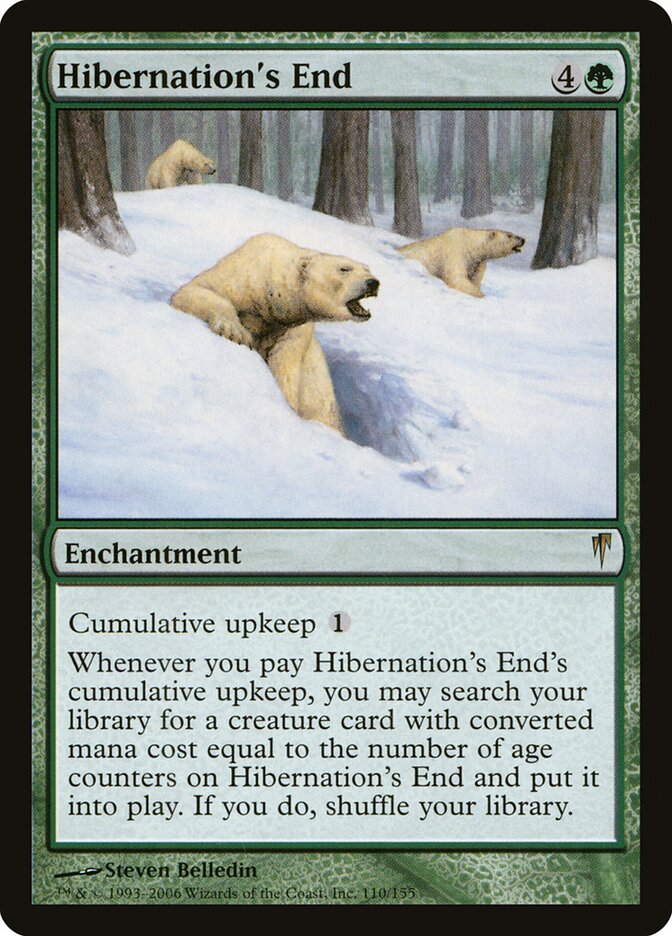 Fim da Hibernação / Hibernation's End - Magic: The Gathering - MoxLand