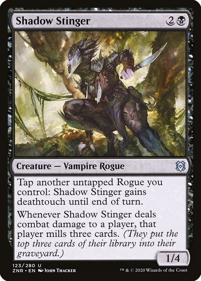 Aguilhoadora das Sombras / Shadow Stinger - Magic: The Gathering - MoxLand