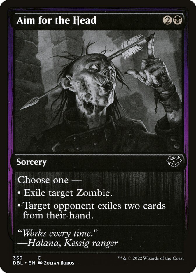 Mirar na Cabeça / Aim for the Head - Magic: The Gathering - MoxLand
