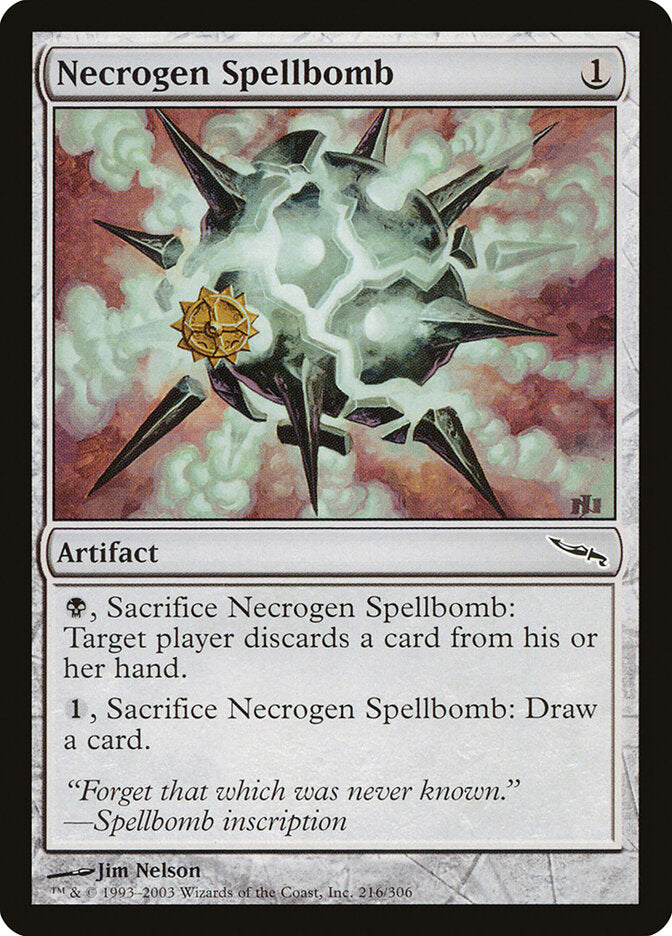 Magibomba de Necrogênio / Necrogen Spellbomb - Magic: The Gathering - MoxLand
