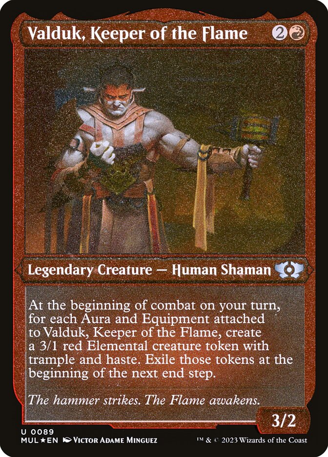 Valduk, Guardião da Chama / Valduk, Keeper of the Flame - Magic: The Gathering - MoxLand