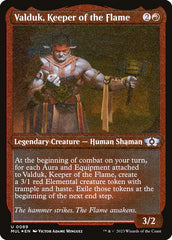Valduk, Guardião da Chama / Valduk, Keeper of the Flame - Magic: The Gathering - MoxLand
