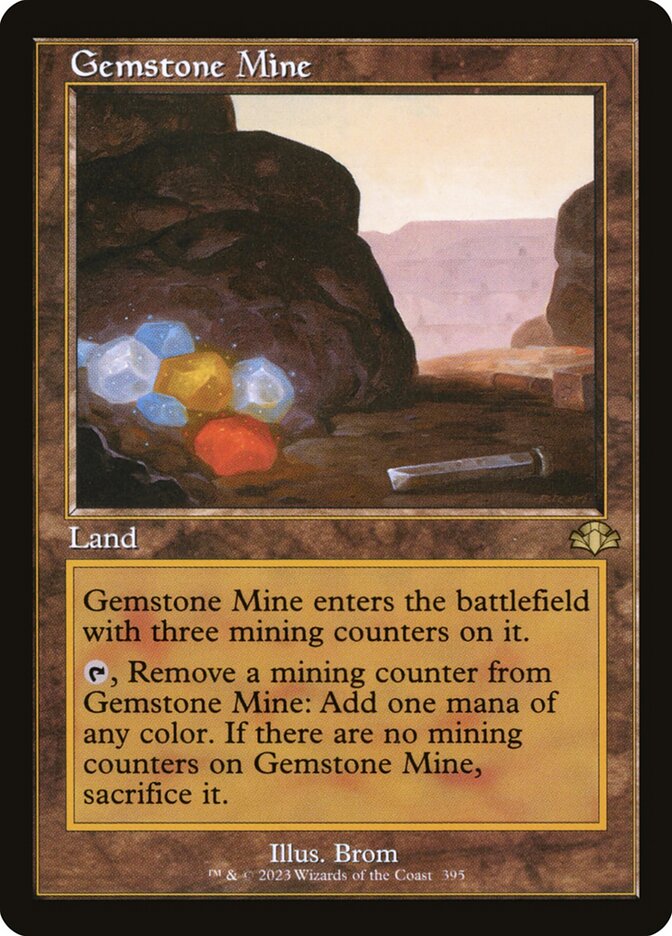 Mina de Pedras Preciosas / Gemstone Mine - Magic: The Gathering - MoxLand